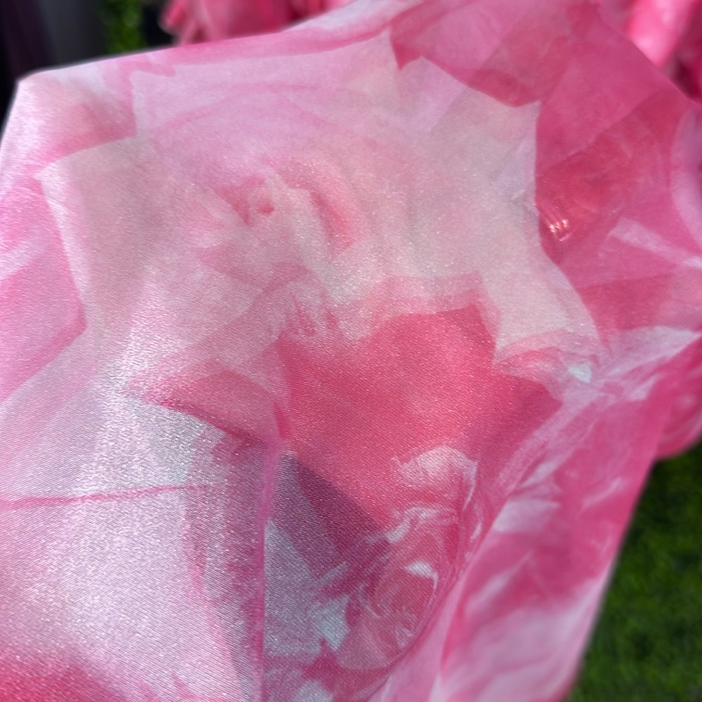 Bright Pink Rose Dress - Vibrant, Elegant & Perfect for Every Occasion - Picture 6 of 8